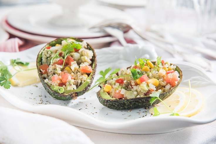 Alvocats farcits de quinoa - Veritas