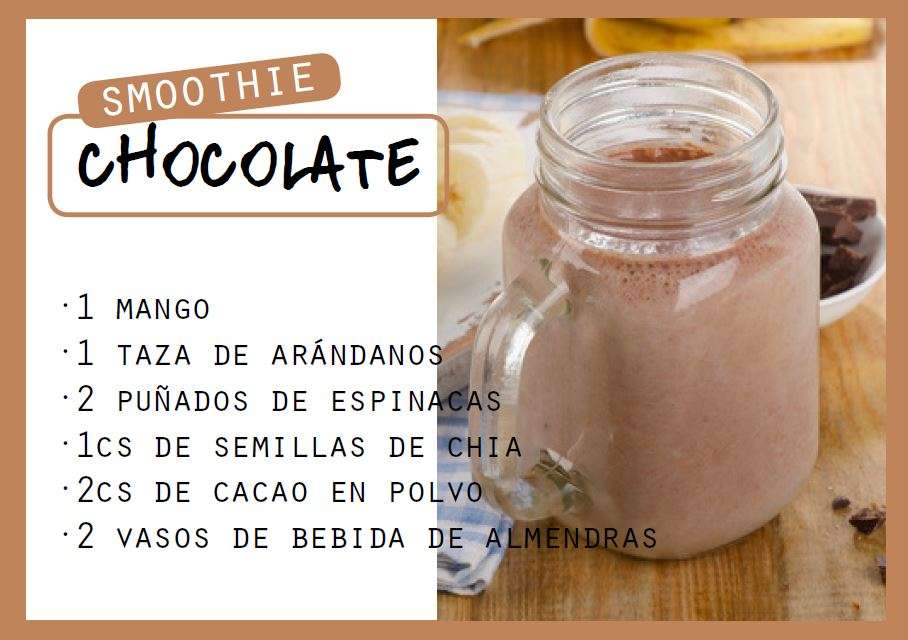 Smoothie de chocolate negro saludable - Veritas