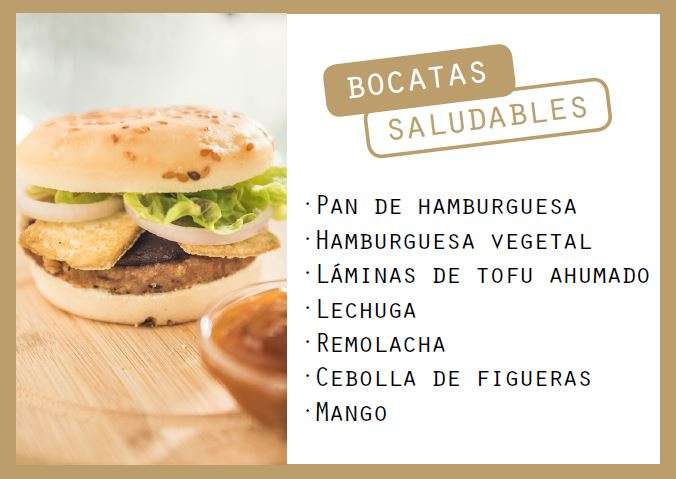 Hamburguesa vegetal con verduras y mango - Veritas