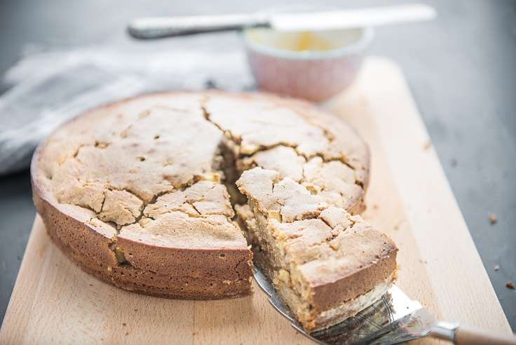 Pastel de manzana y mermelada de naranja - Veritas