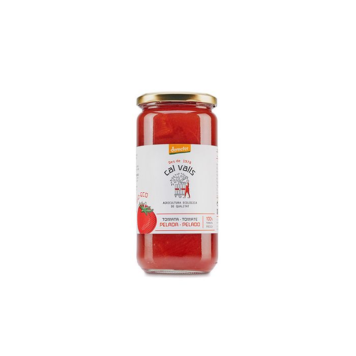 Tomate entero pelado Cal Valls 660g ECO main product photo
