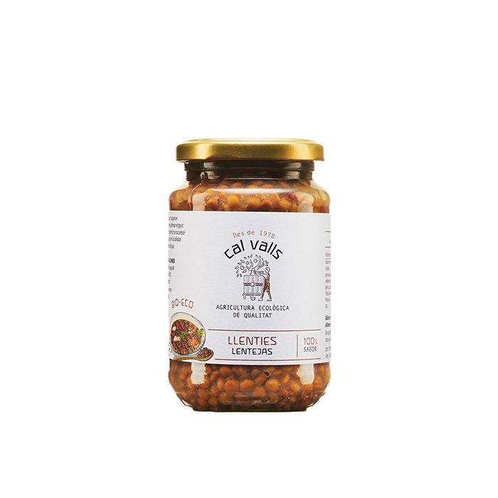 Lentejas pardinas Cal Valls 250g ECO main product photo