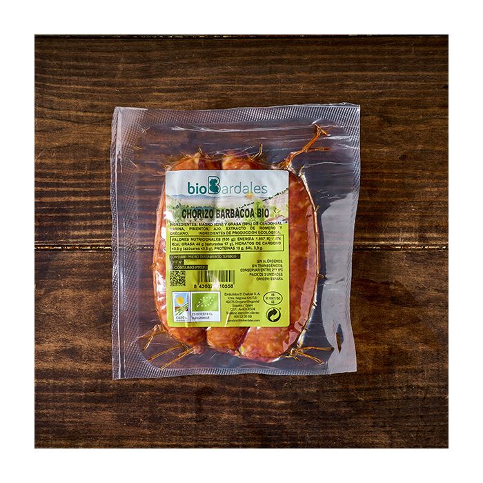 Chorizo Barbacoa Biobardales Pk ECO main product photo