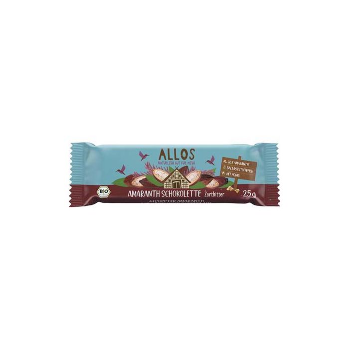 Barrita de choco/amaranto Allos 25g ECO main product photo