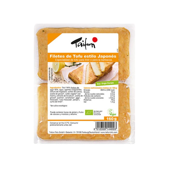 Filetes de tofu japonés Taifun 160g ECO main product photo
