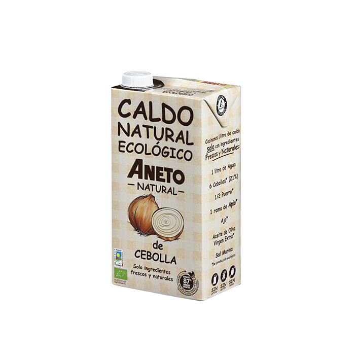 Caldo de cebolla Aneto 1 L. ECO main product photo