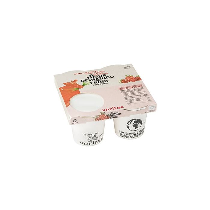 Yogur desn/fresa.Veritas 4x125g ECO main product photo
