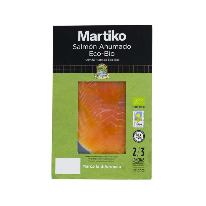 Salmon ahumado Martiko 80gr ECO main product photo