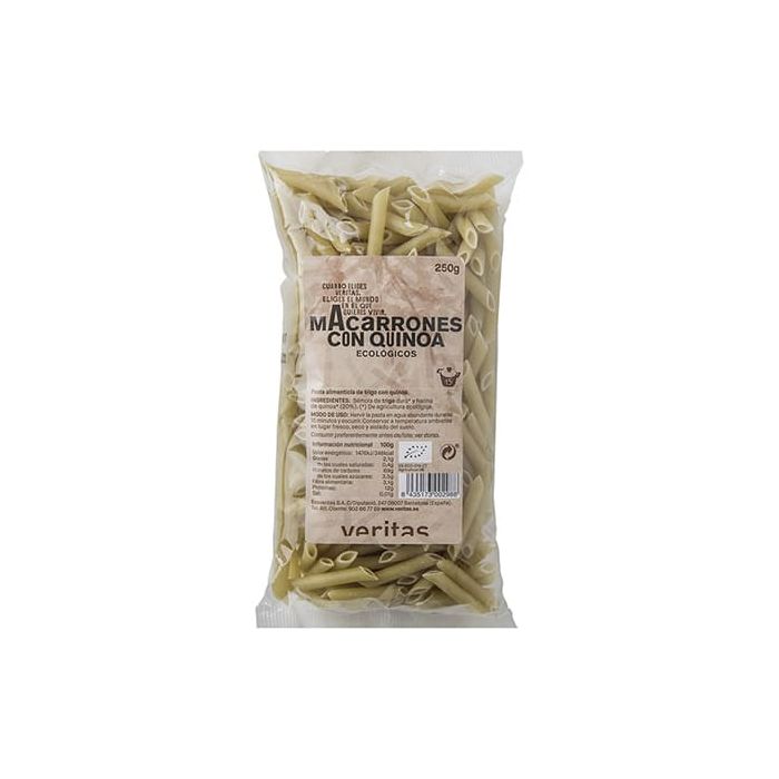 Macarrones con quinoa Veritas 250 gr ECO main product photo