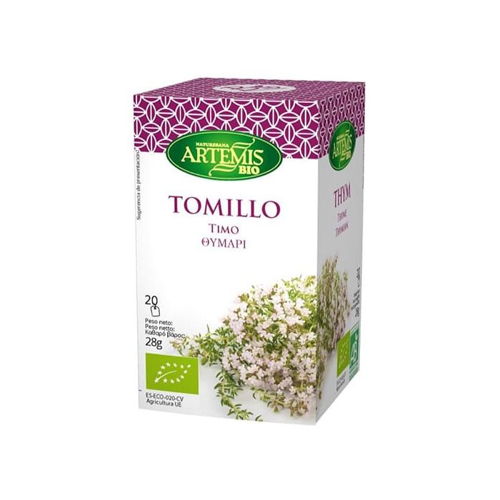 Infusión de tomillo Artemis 20 b. ECO main product photo