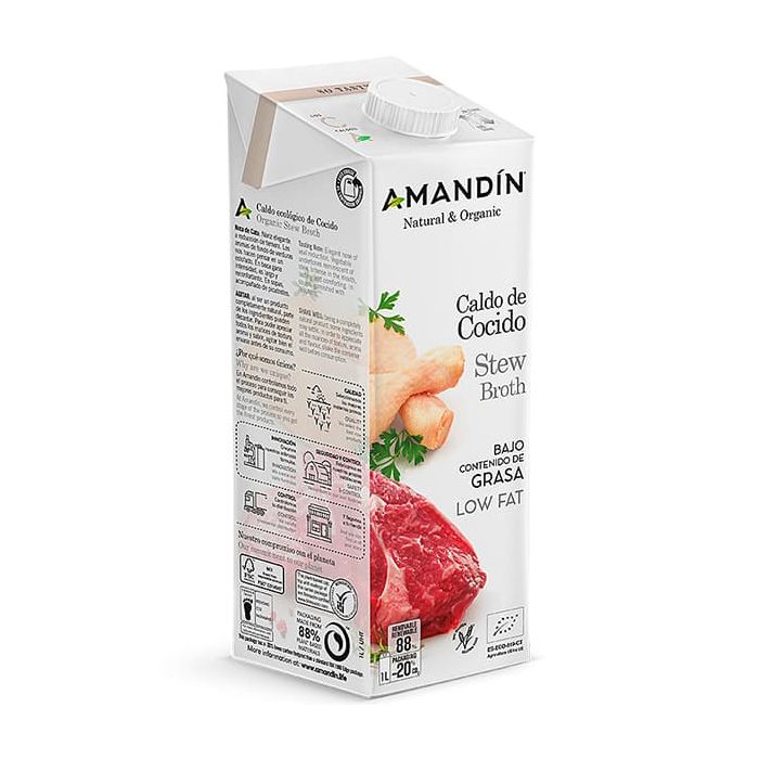 Caldo de Cocido Amandin 1 L ECO main product photo