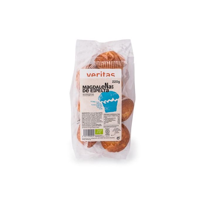 Madalenas de espelta Veritas 220 gr. ECO main product photo