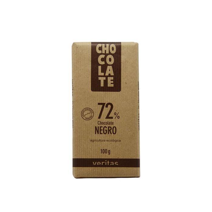 Chocolate negro 72% Veritas 100g ECO main product photo