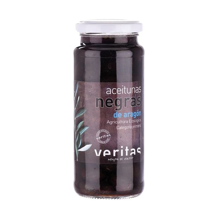 Aceituna negra Aragón Veritas 220g ECO main product photo