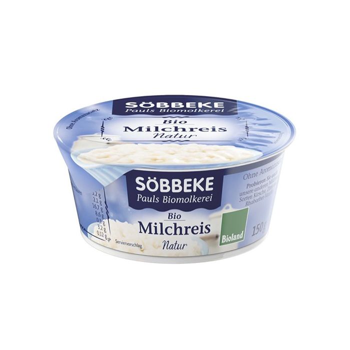 Arroz con leche Sobbeke 150gr ECO main product photo
