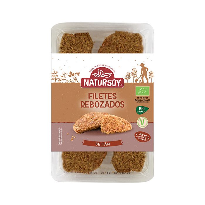 Seitán rebozado Natursoy 180 gr ECO main product photo