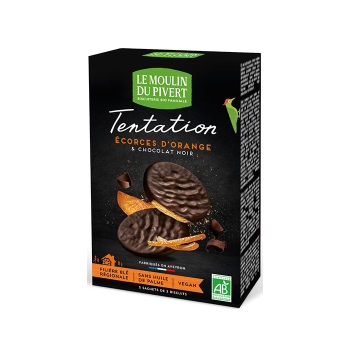 Galletas choco y naranja Pivert 130g ECO main product photo