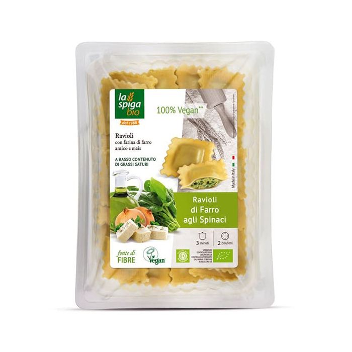 Ravioli espelta-espinacas Spiga 250g ECO main product photo