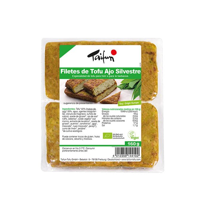 Filetes de tofu con ajo Taifun 160gr ECO main product photo