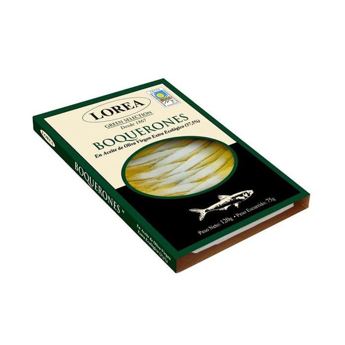 Boquerones en aceite oliva Lorea 75g ECO main product photo