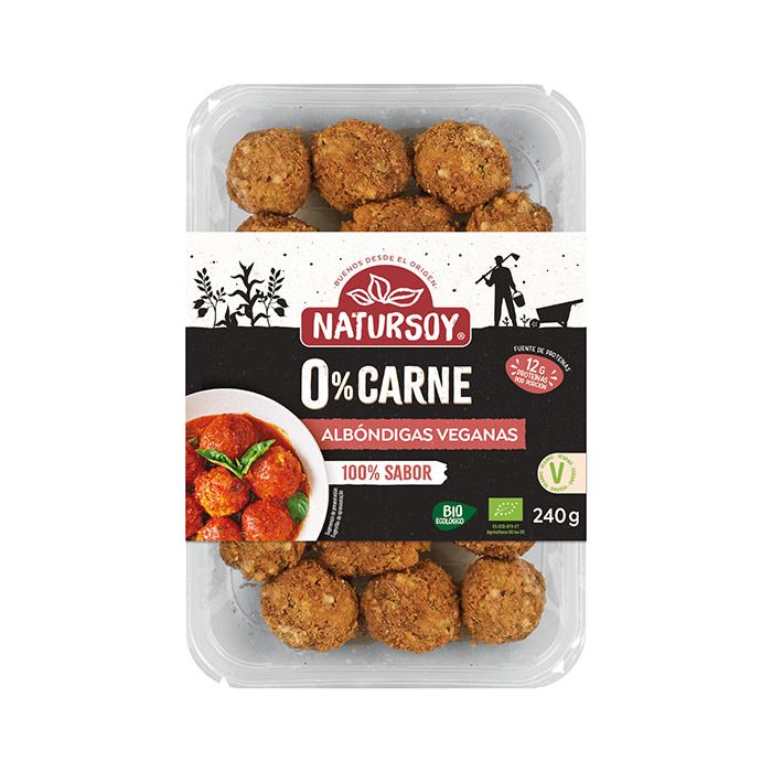 Albóndigas 0% carne Natursoy 230g ECO main product photo