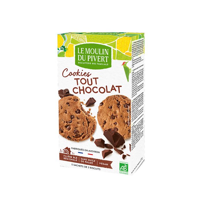 Cookies todo Chocolate Pivert 175g ECO main product photo