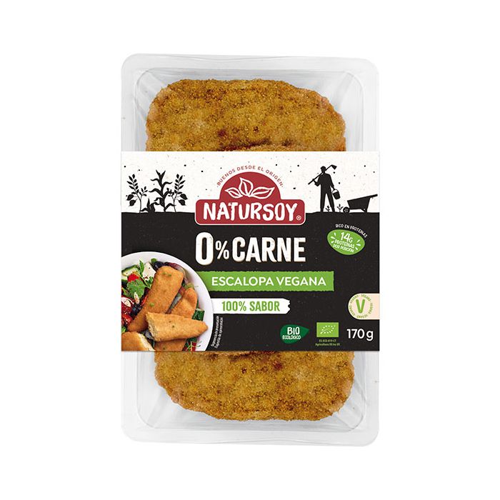 Escalopa 0% carne Natusoy 170g ECO main product photo