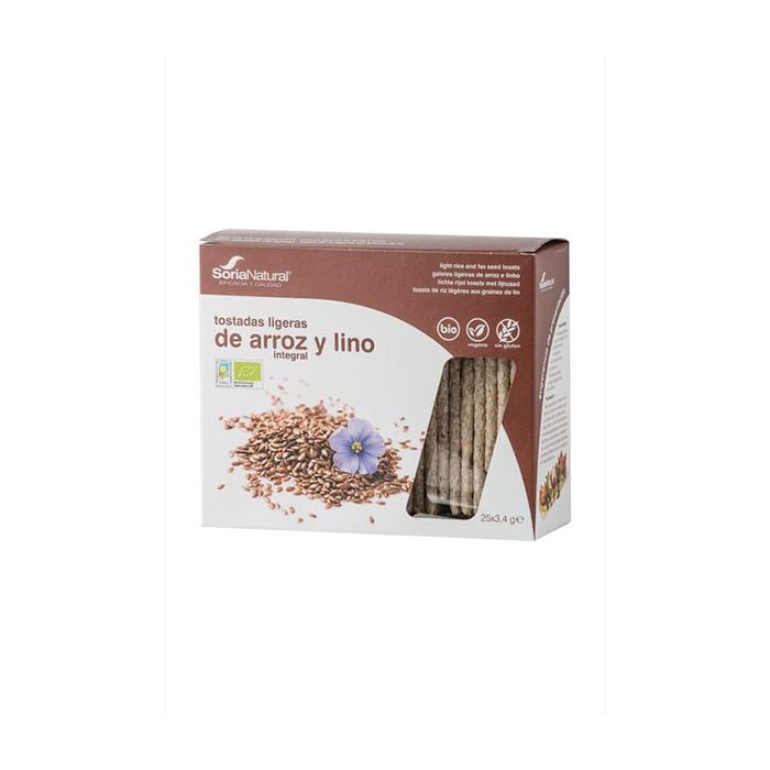 Tostadas arroz y lino SNatural 25x4g ECO main product photo