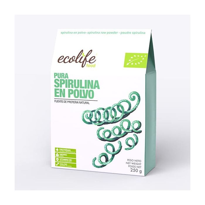 Espirulina en polvo Ecolife 250gr ECO main product photo