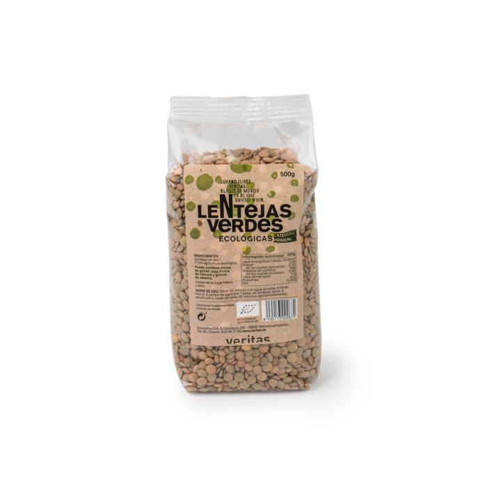 Lentejas Verdes Veritas 500gr ECO main product photo