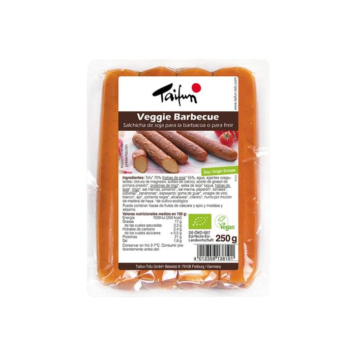 Salchicha BBQ Taifun 250gr ECO main product photo