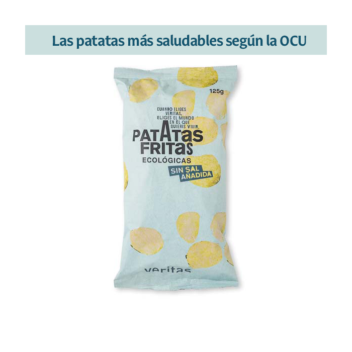 Patatas frita s/sal Veritas 125g ECO main product photo
