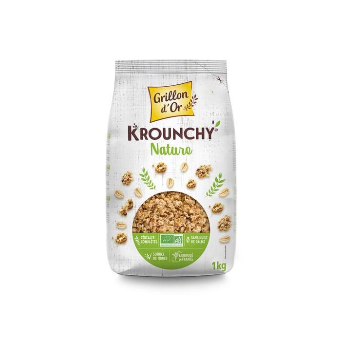 Crunchy avena int Grillon 1kg ECO main product photo