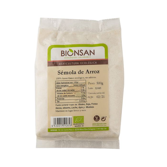 Semola Arroz Bionsan 500g ECO main product photo