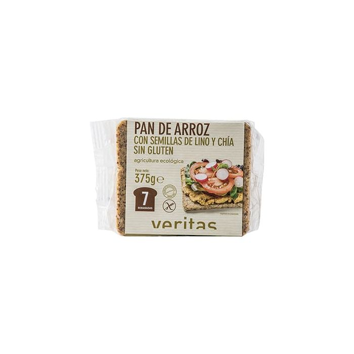 Pan s/gluten lino chia Verit 375 ECO main product photo