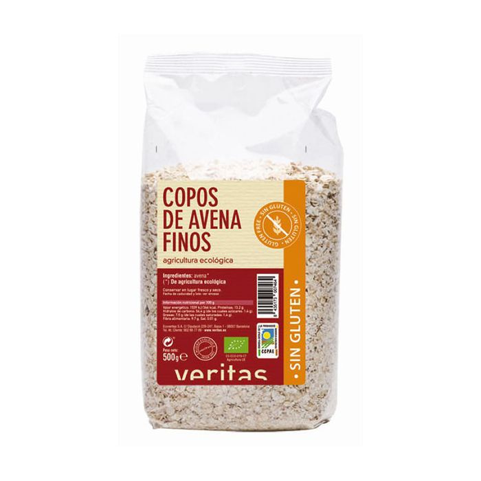 Copos finos avena int. s/g V 500g ECO main product photo