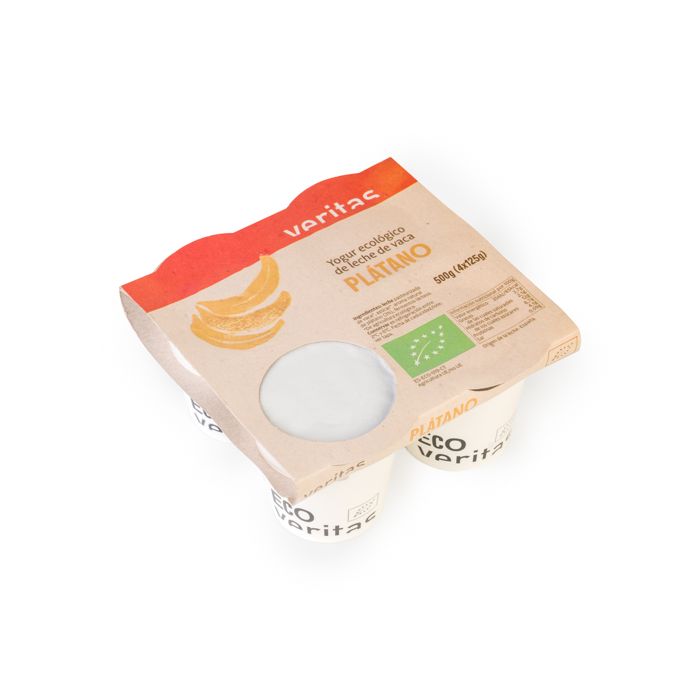 Yogur plátano Veritas 4x125g ECO main product photo