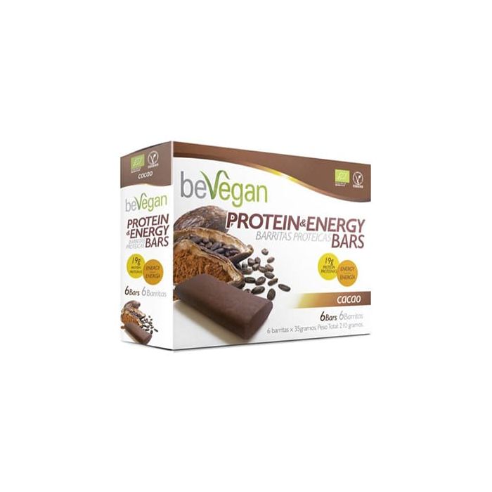 Barritas cacao prot. beVegan 6x36g ECO main product photo