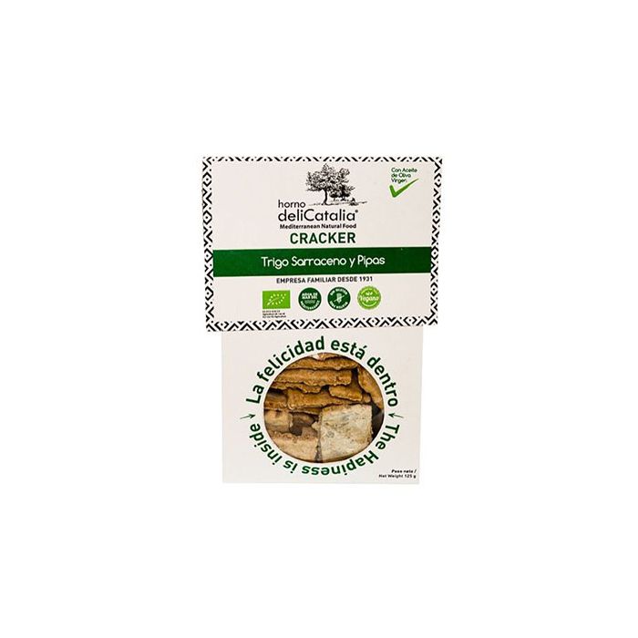 Craker t.sarra/pipa Delicatalia 125g ECO main product photo