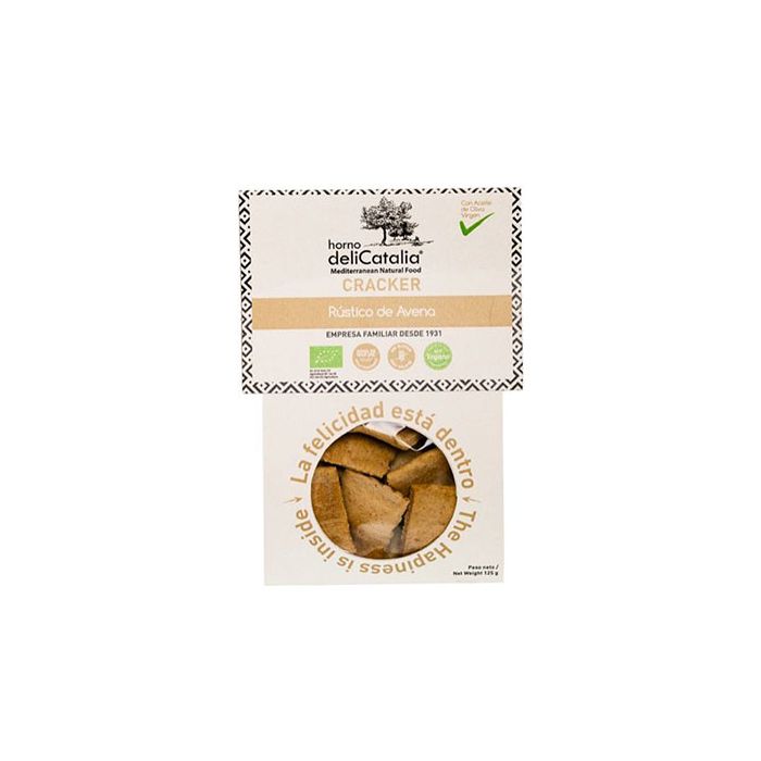 Craker rústic avena Delicatalia 125g ECO main product photo
