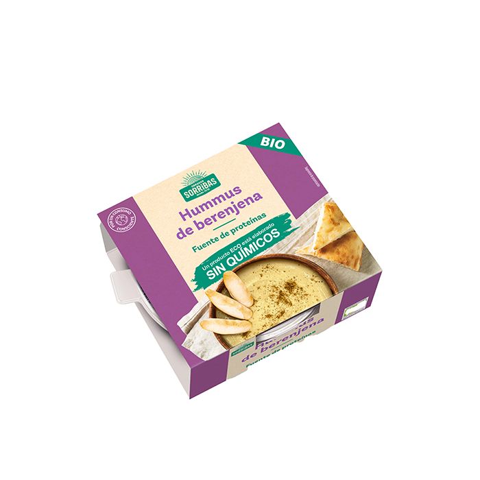 Hummus berenjena asada Sorribas 240g ECO main product photo