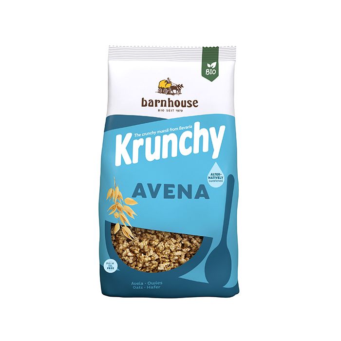 Crunchy sun Avena Barnhouse 375g ECO main product photo