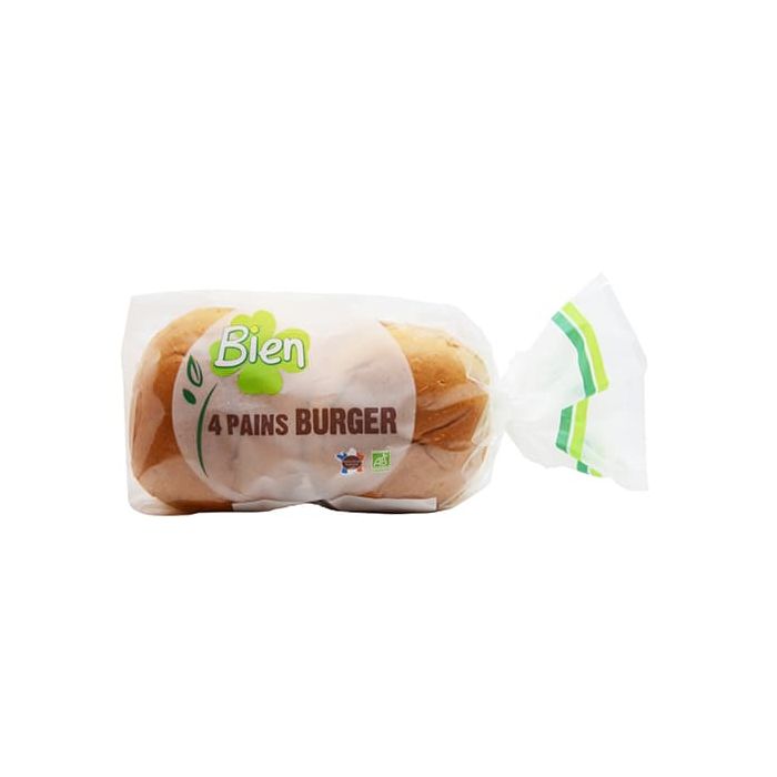 Brioche burger BIEN 4x50g ECO main product photo