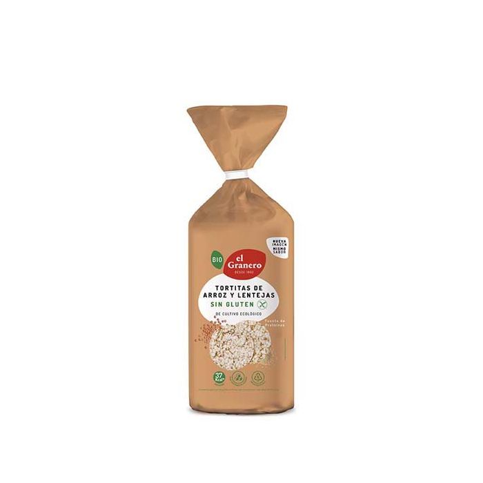 Tortitas arroz lentejas Granero 115g ECO main product photo