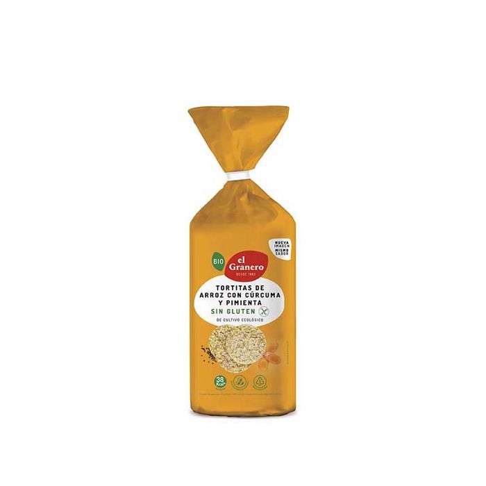 Tortitas arr/cúrc/pimienta Gran 115g ECO main product photo