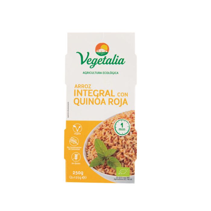 Arroz y quinoa roja cocidos 2x125g ECO main product photo