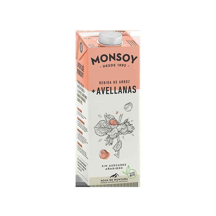 Bebida de Arroz Avellana Monsoy 1L ECO main product photo