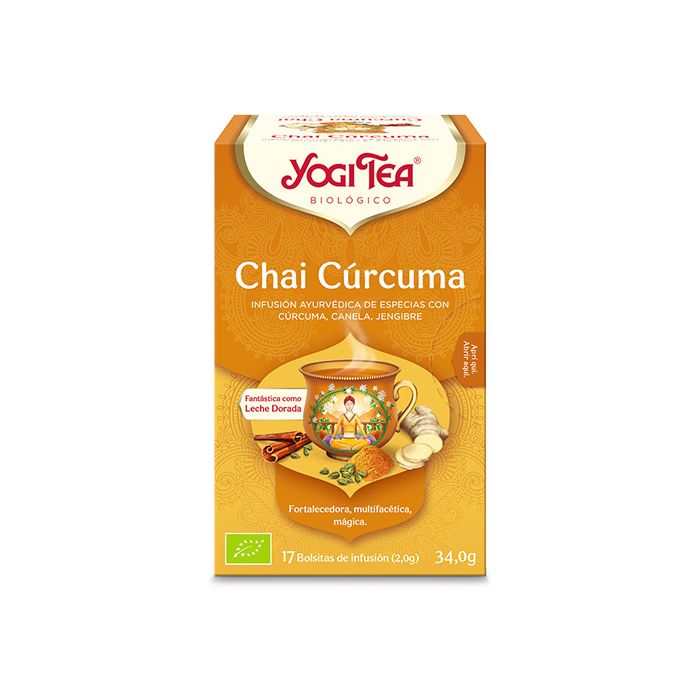 Infusión Chai-Cúrcuma Yogi Tea 17b ECO main product photo