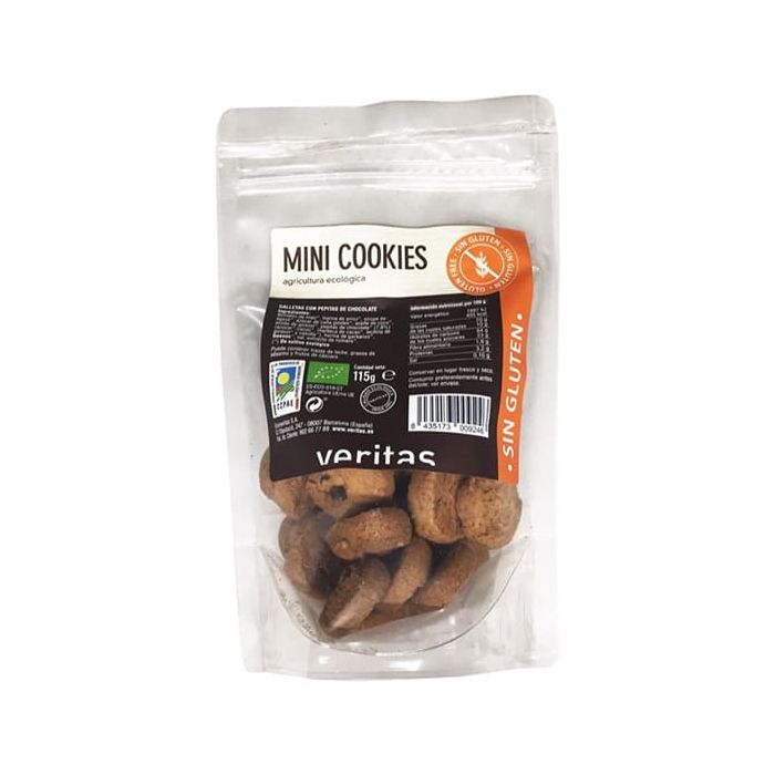 Mini cookies choco s/g Veritas 115g ECO main product photo