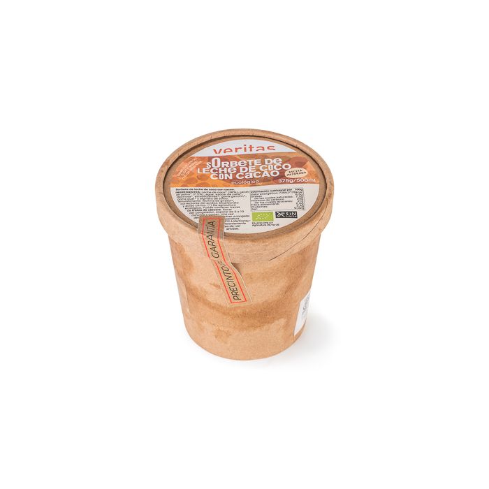 Sorbete coco-cacao Veritas 500ml ECO main product photo